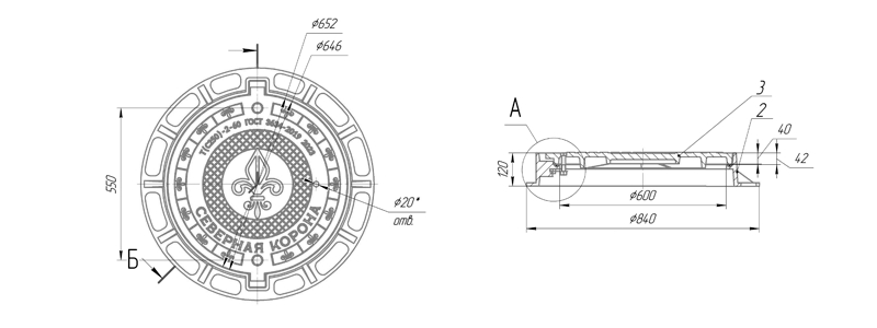 Брендированные люки в Санкт-Петербург